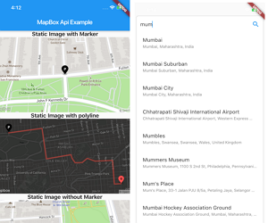 Flutter Mapbox