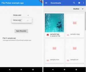 Flutter File Picker
