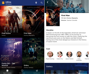 InKino Multiplatform Dart Movie Application