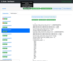 Flutter Capture Performance Reports