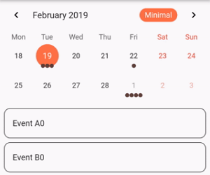 Flutter Calendar Animation