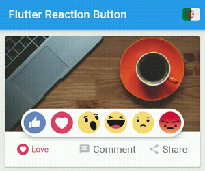 Flutter Reaction Button