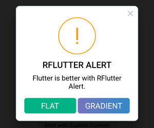 Alert Dialog Flutter