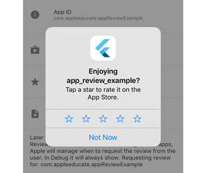 Flutter App Review Dialog