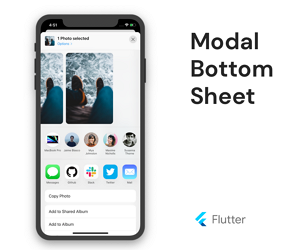 Flutter Modal Bottom Sheet