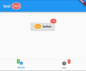 Flutter Badge Widget