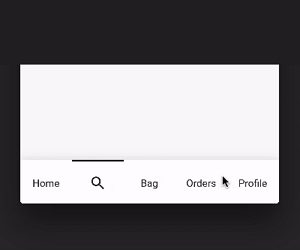 Flutter Titled Bottom Navigation Bar